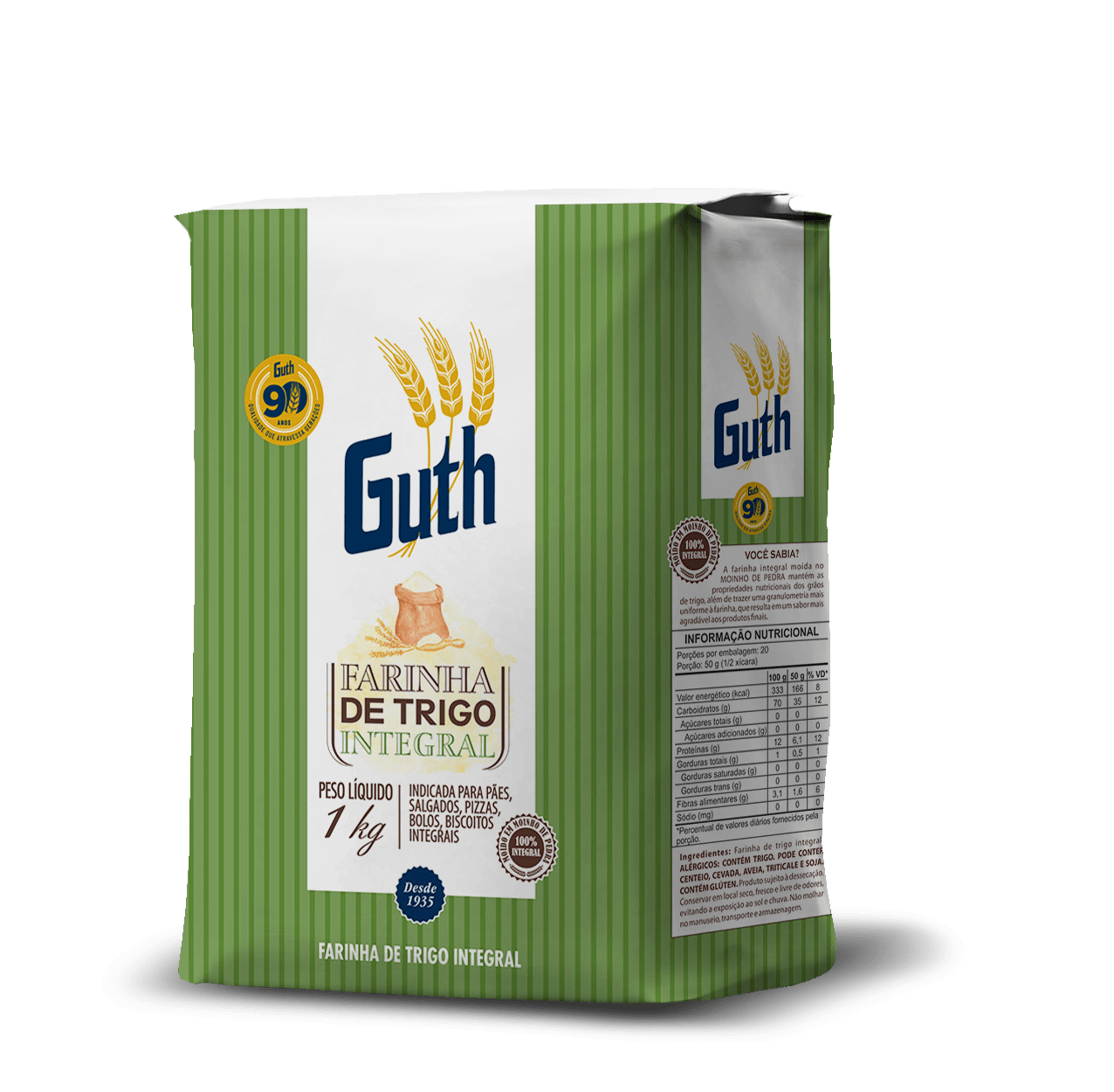 FARINHA DE TRIGO INTEGRAL GUTH 1KG PP - Imagem 3